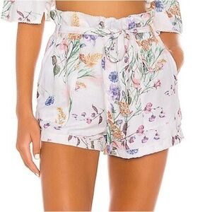 AGUA BENDITA Adisson Short in White Floral